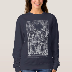 Weihnachtskrippe Madonna und Kinderkind Jungfrau M Sweatshirt