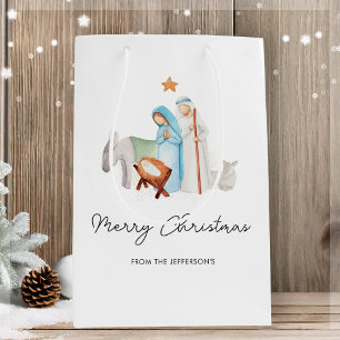 Weihnachtskrippe-Manager Geschenktasche Mittlere Geschenktüte
