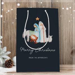 Weihnachtskrippe-Manager Geschenktasche Mittlere Geschenktüte