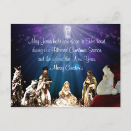 Weihnachtskrippe Postkarte