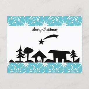 Weihnachtskrippe Postkarte