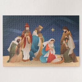 Weihnachtskrippe Puzzle