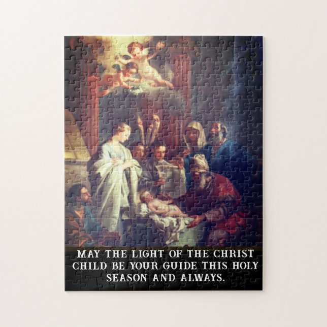 Weihnachtskrippe Puzzle (Vertikal)