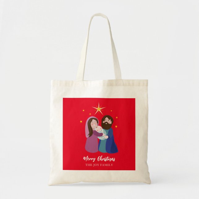 Weihnachtskrippe Tragetasche (Vorne)