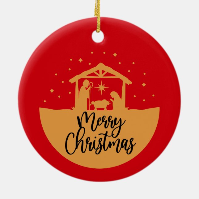 Weihnachtskrippe - Weihnachtsschmuck (Hinten)