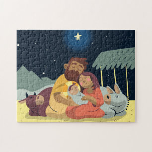 Weihnachtskrippen-Puzzle Puzzle