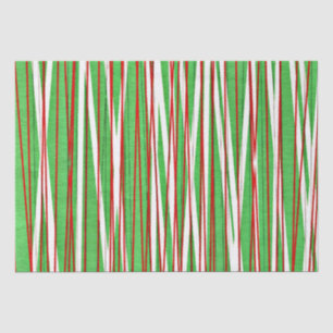 Weihnachtskrippen, rot und grün seidenpapier