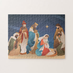 Weihnachtskrippen-Weihnachtsrätsel Puzzle