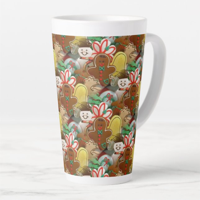 Weihnachtskrümelmuster Milchtasse (Rechte Ecke)
