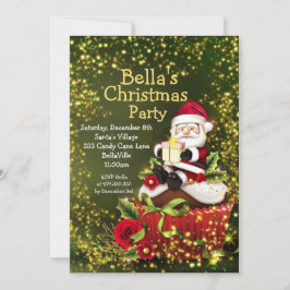 Weihnachtskrümelverkehr Weihnachtsfeiertage Party Einladung