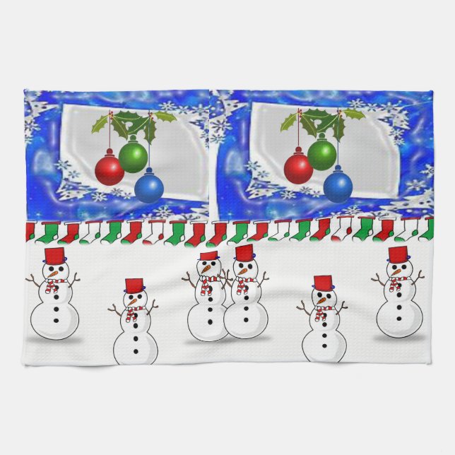 Weihnachtsküche Handtücher (Horizontal)