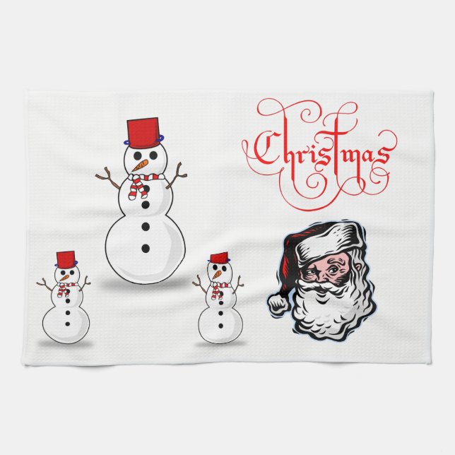 Weihnachtsküche Handtücher (Horizontal)