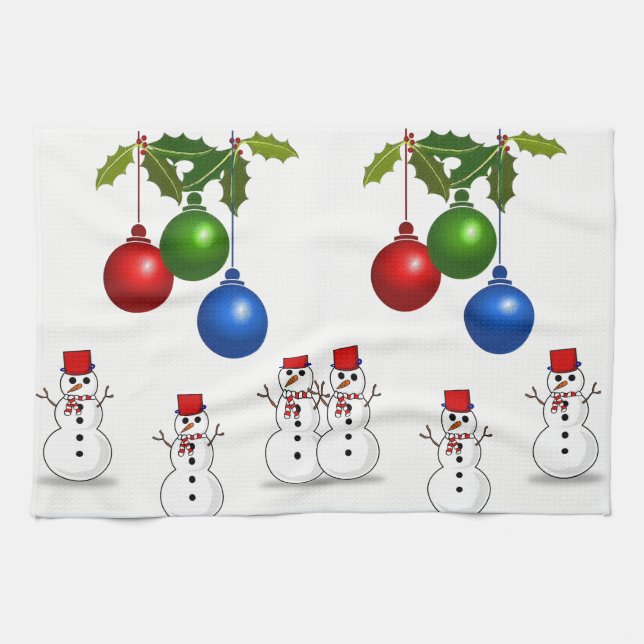 Weihnachtsküche Handtücher (Horizontal)