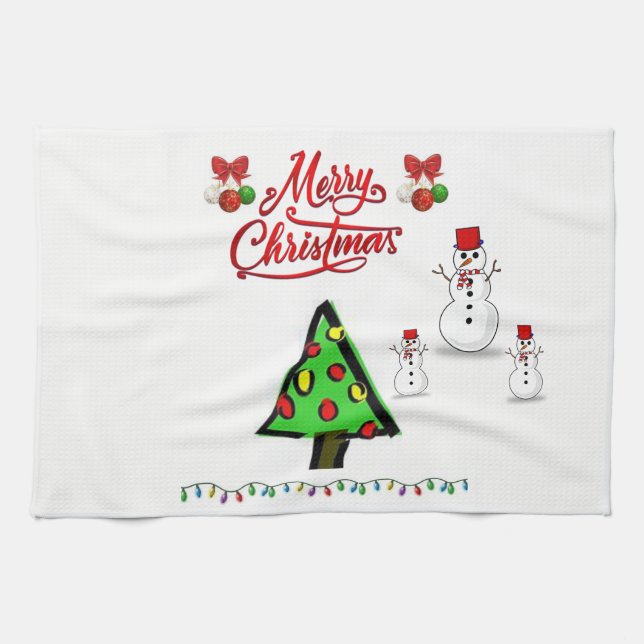 Weihnachtsküche Handtücher (Horizontal)