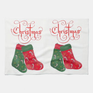 Weihnachtsküche Handtücher