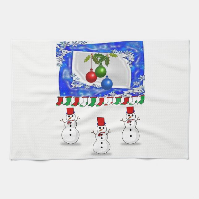 Weihnachtsküche Handtücher (Horizontal)