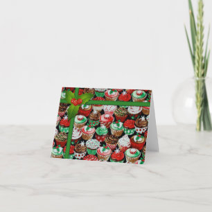 Weihnachtskuchen Feiertagskarte