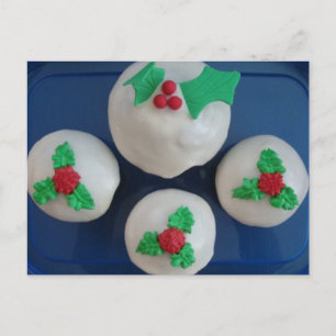 Weihnachtskuchen Feiertagspostkarte