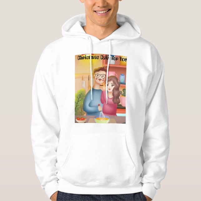 Weihnachtskuchen Hoodie (Vorderseite)