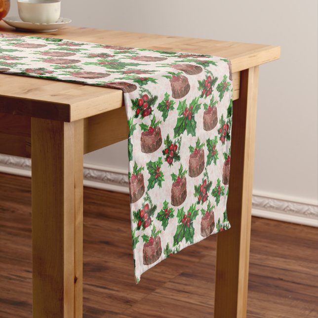 Weihnachtskuchen Kurzer Tischläufer (Beispiel)