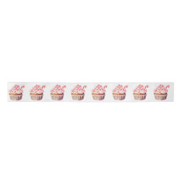 Weihnachtskuchen mit Candy Canes Satinband