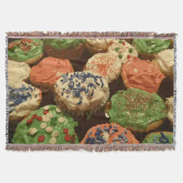 Weihnachtskuchen mit Sprinklen Decke (Vorderseite)