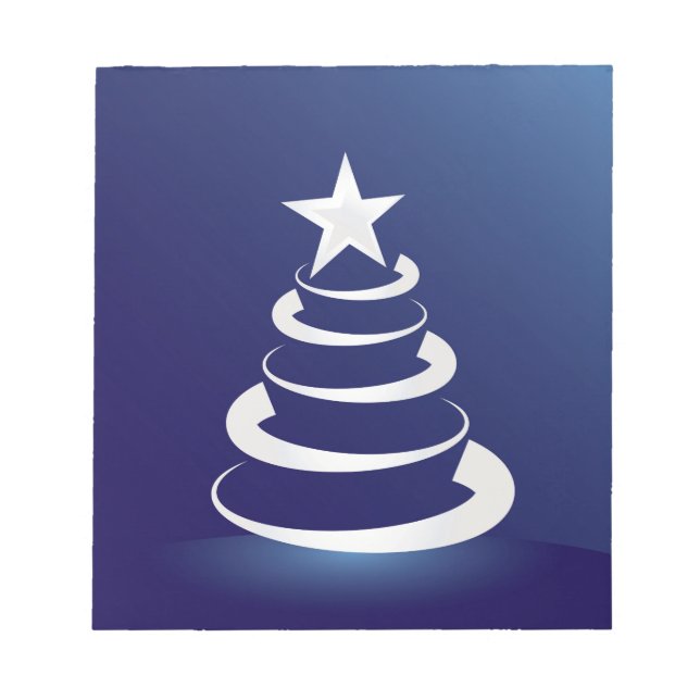 Weihnachtskuchen Notizblock (Vorderseite)