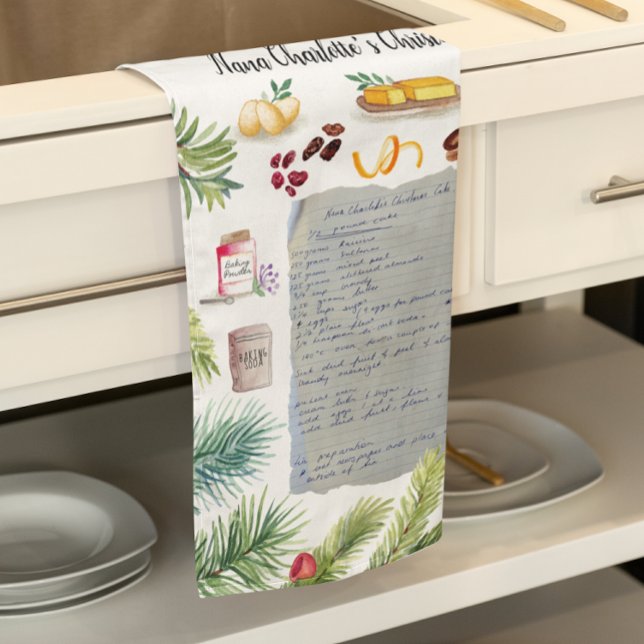 Weihnachtskuchen | Rezpe Heirloom Teetücher Geschirrtuch (Von Creator hochgeladen)