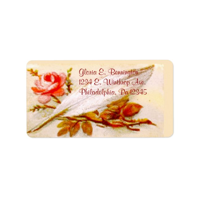 Weihnachtsküchenadressen-Labels Adressaufkleber (Vorne)