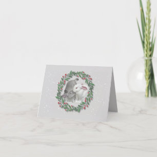 Weihnachtskugel Dankeskarte
