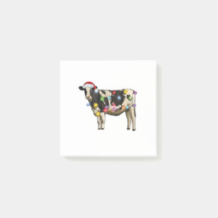 Weihnachtskuh Bauernhof Liebhaber Niedlich Santa F Post-it Klebezettel