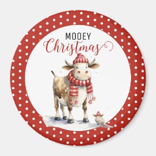 Weihnachtskuh Magnet
