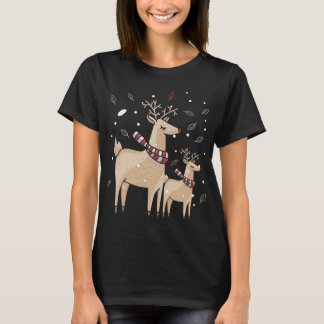 Weihnachtskuh, perfekt für den Herbst. T-Shirt