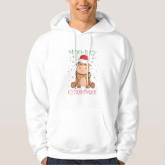 Weihnachtskuh Weihnachtsgebete Tiere Hoodie