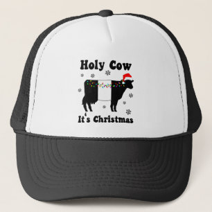 Weihnachtskühe Beliebtes Galloway Beltie Geschenk Truckerkappe