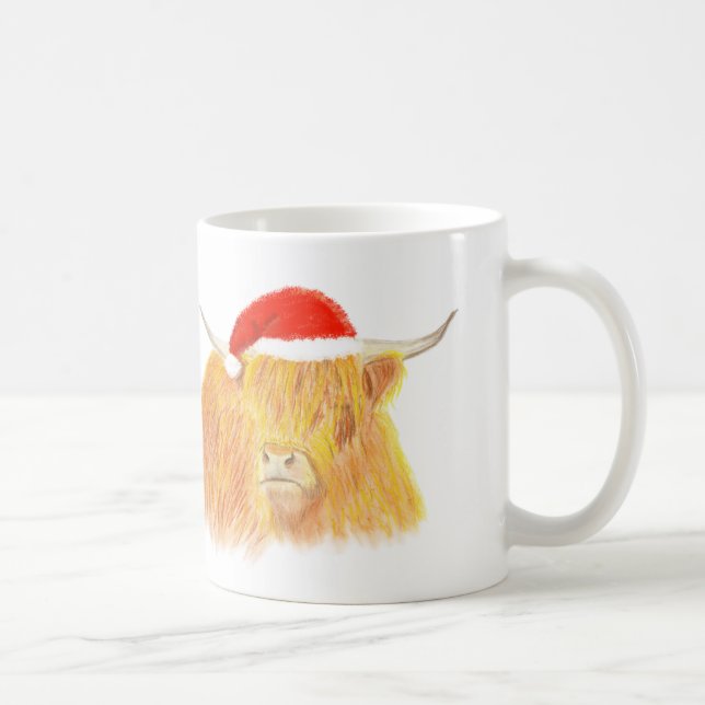 Weihnachtskühe mit dieser Tasse (Rechts)