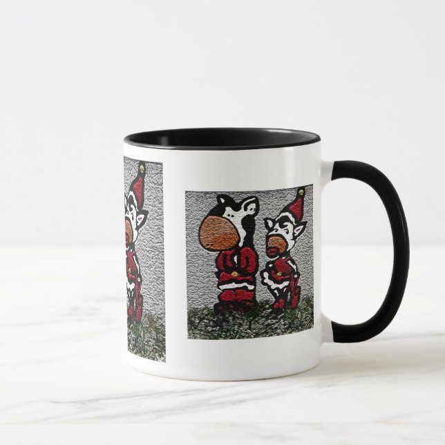 Weihnachtskühe Tasse (Rechts)