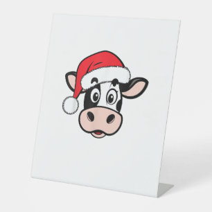 Weihnachtskühe Weihnachten Niedlich Weihnachten He Sockelschild