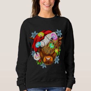 Weihnachtskühe, Western Christmas Li Sweatshirt