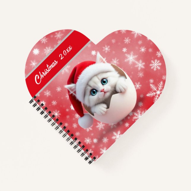 Weihnachtsküken Notizbuch (Vorderseite)