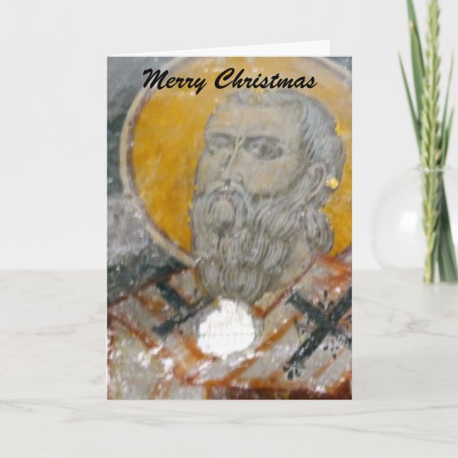 Weihnachtskunst Feiertagskarte (Vorderseite)
