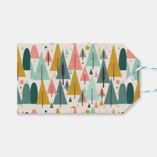 Weihnachtskunst Pflanze Ein kleiner Weihnachtsbaum Geschenkanhänger