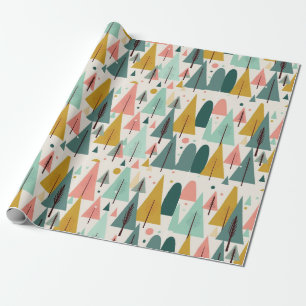 Weihnachtskunst Pflanze Ein kleiner Weihnachtsbaum Geschenkpapier