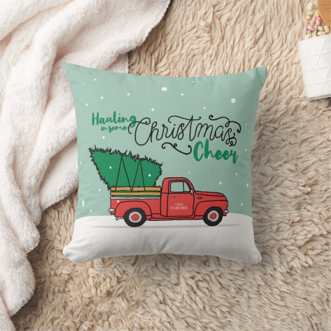 Weihnachtskunst zu Weihnachten Kissen (Decke)