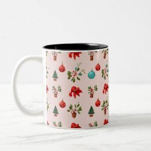 Weihnachtskunst Zweifarbige Tasse