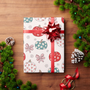 Weihnachtskürbis Geschenkpapier