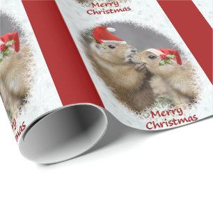 Weihnachtskuss-Packpapier - Weihnachten Geschenkpapier