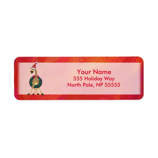 Weihnachtslabel (Vorne)