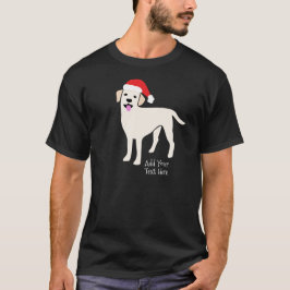 Weihnachtslabrador Eigener Text T-Shirt