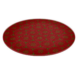 Weihnachtslace Pattern Schneidebrett